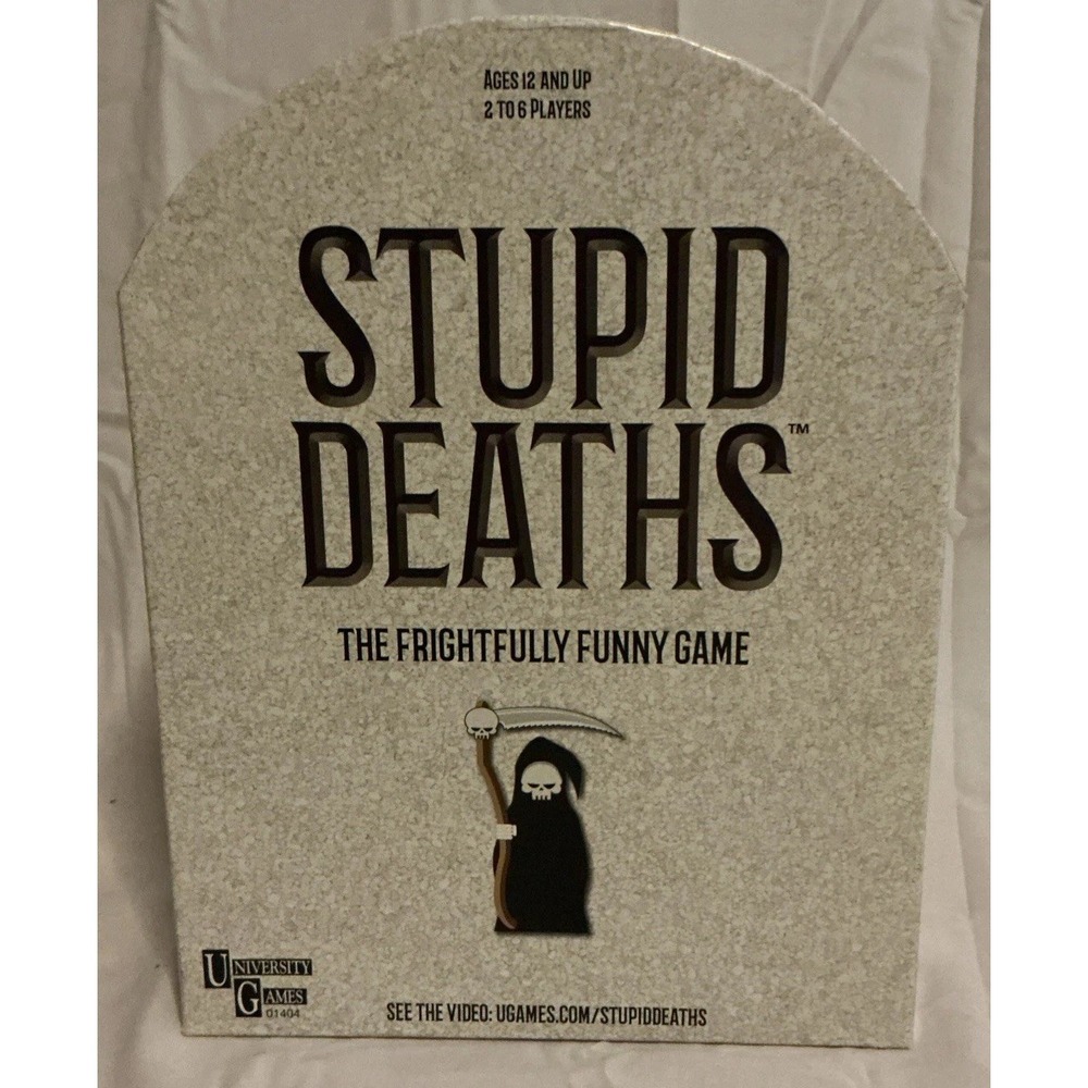 Stupid Deaths — The Frightfully Funny Board‎ Game Sealed